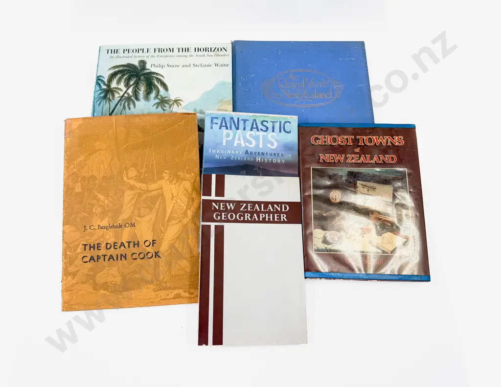 Six Volumes Assorted NZ History Image 1++