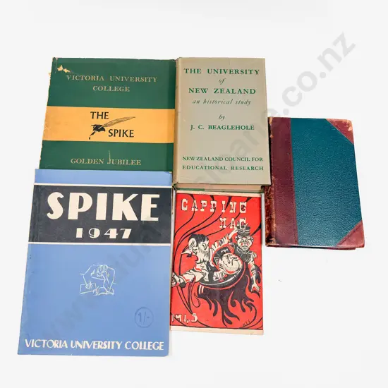 Five Volumes Pertaining To NZ Universities