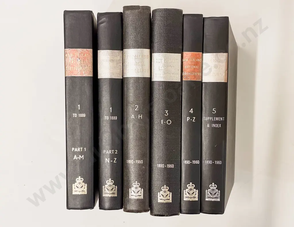 Six Volumes NZ National Bibliographies Image 1++