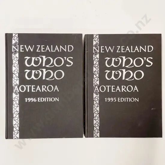 1995 & 1996 Editions NZ Who's Who