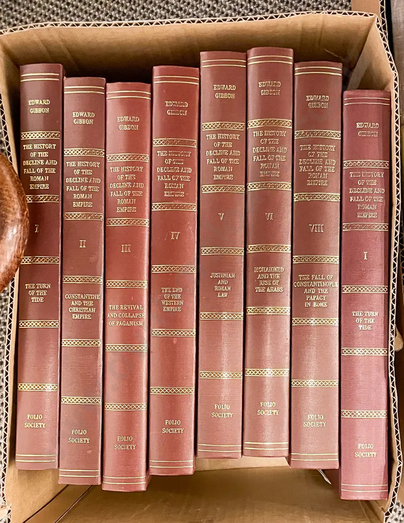 Folio Society Edward Gibbon Decline & Fall of The Roman Empire (incomplete) Image 1++