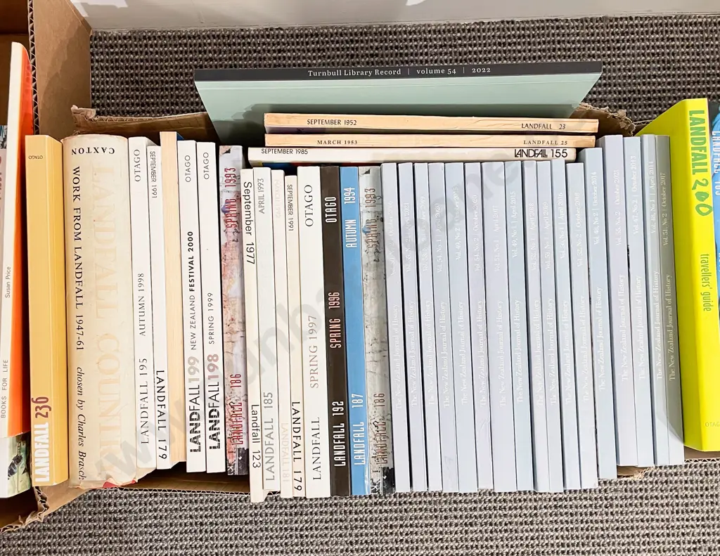 Four Cartons Landfall & Assorted Publications Image 1++