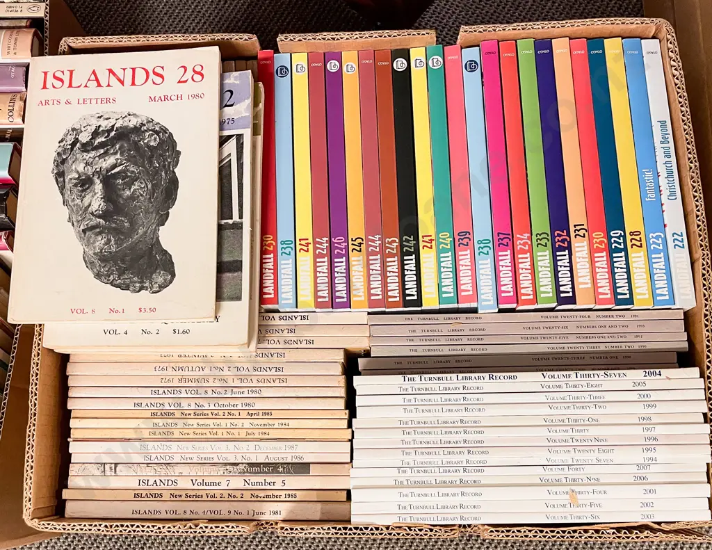 Four Cartons Landfall & Assorted Publications Image 1++