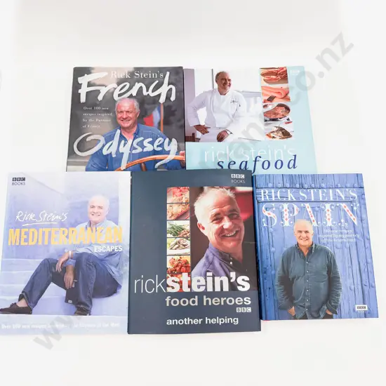 Five Rick Stein Cookery Books
