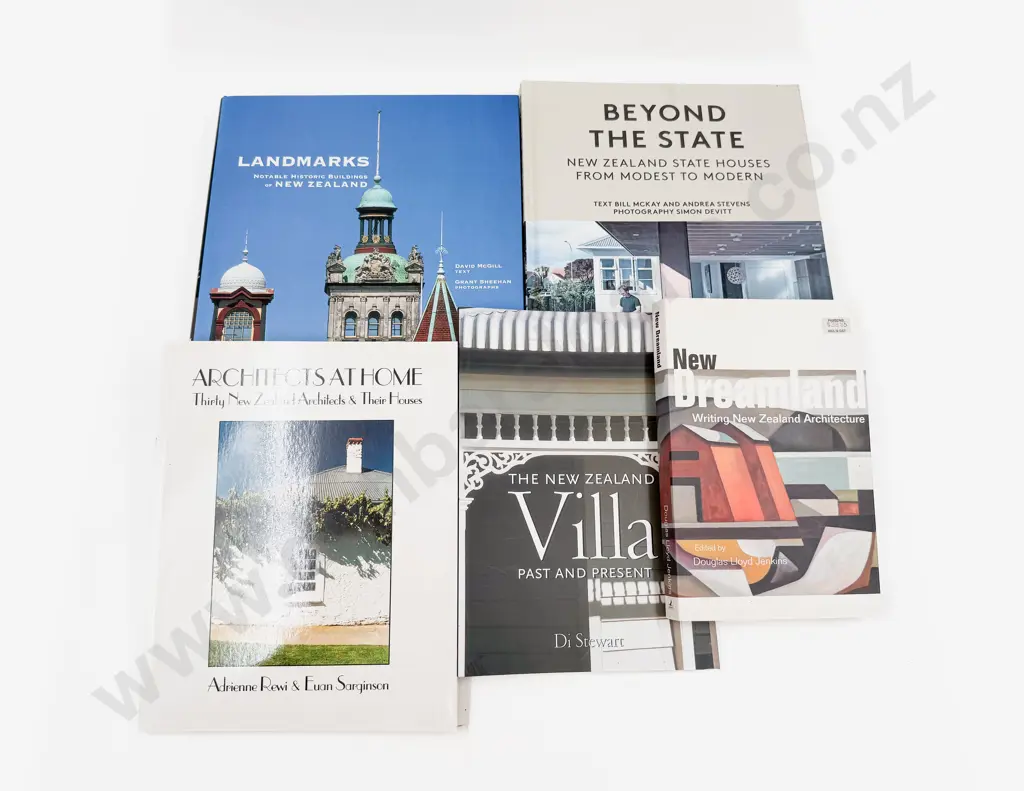 Five Volumes Pertaining to NZ Architecture Image 1++