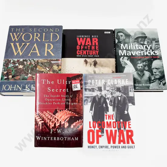 Five Assorted Military Volumes