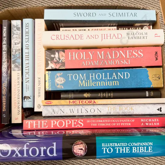 Carton Assorted Religious World Histories