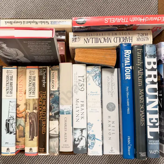 Carton Assorted British History & Biography