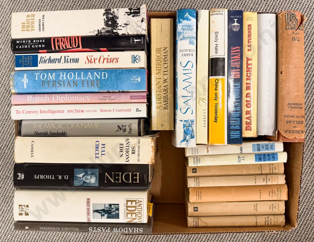 Carton Assorted History & Biographies Image 1++