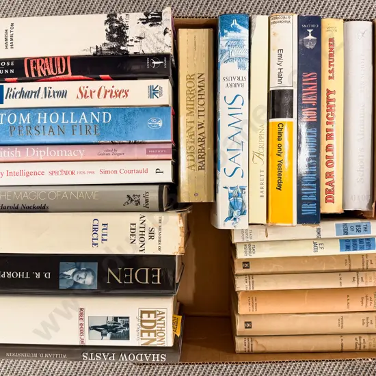 Carton Assorted History & Biographies