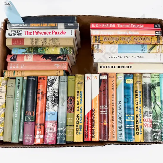 Carton Assorted Vintage Crime Fiction