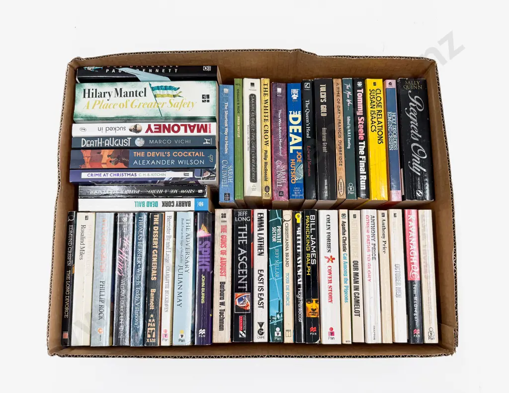 Carton Assorted Paperback Crime Fiction Image 1++