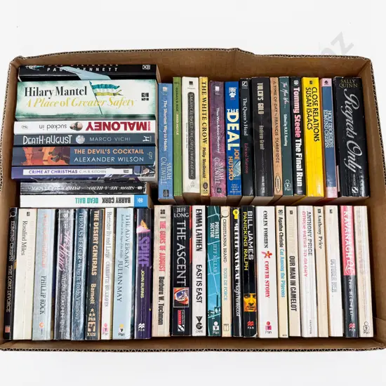 Carton Assorted Paperback Crime Fiction