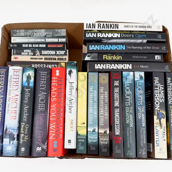 Carton Assorted Paperback Crime Fiction