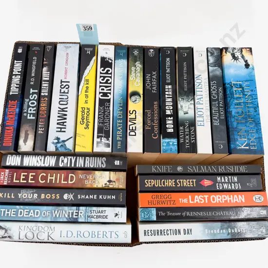 Carton Assorted Modern Crime Fiction