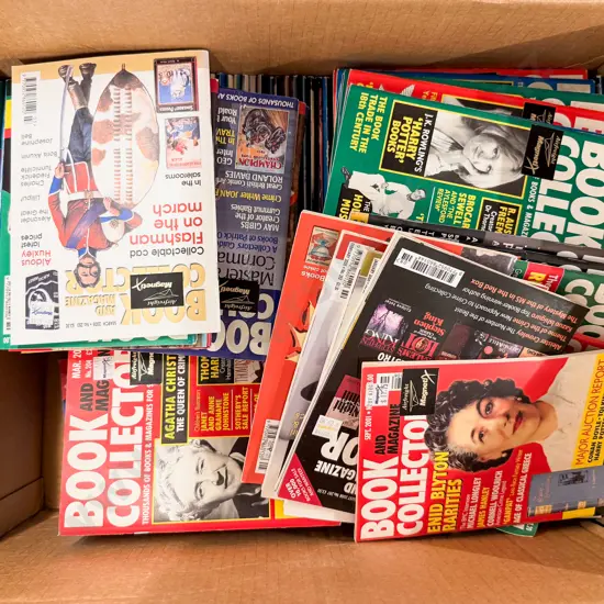 Box Assorted Book Collector Magazines