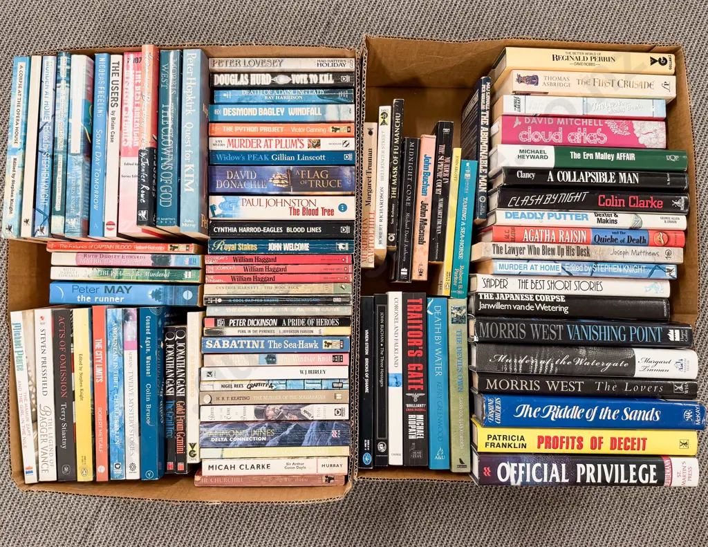 Two Boxes Assorted Book Related Reference Volumes Image 1++