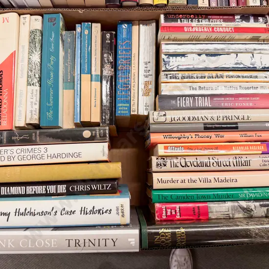 Box Assorted Legal & Crime Fiction Volumes