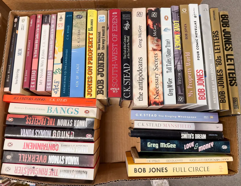 Box Assorted Mainly NZ Fiction Image 1++
