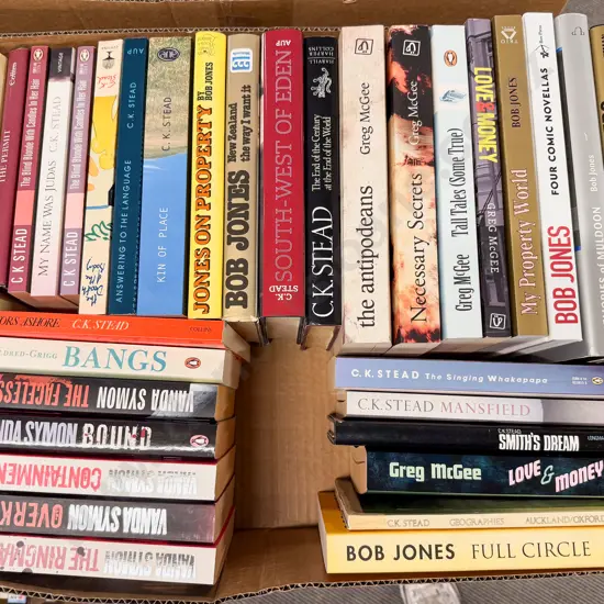 Box Assorted Mainly NZ Fiction