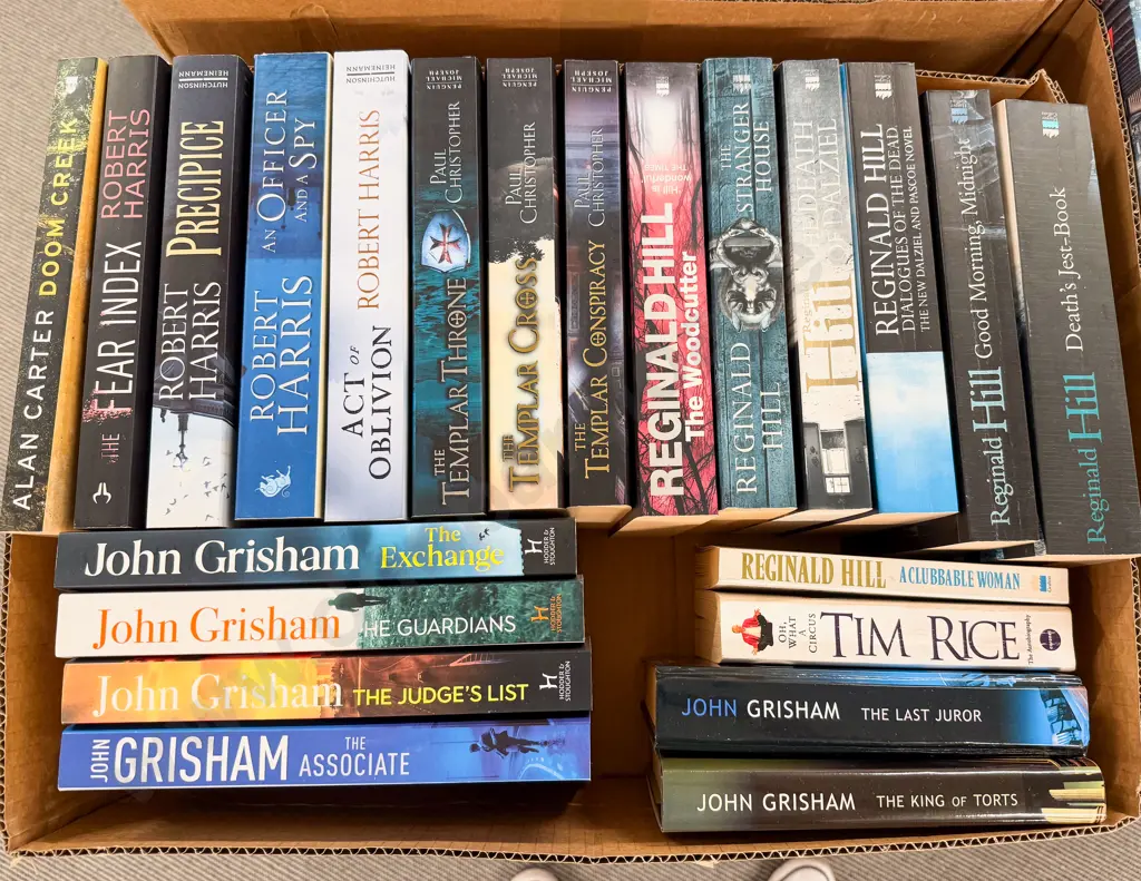 Box Assorted Modern Crime Fiction Image 1++