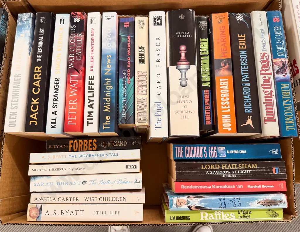 Box Assorted Modern Crime Fiction Image 1++