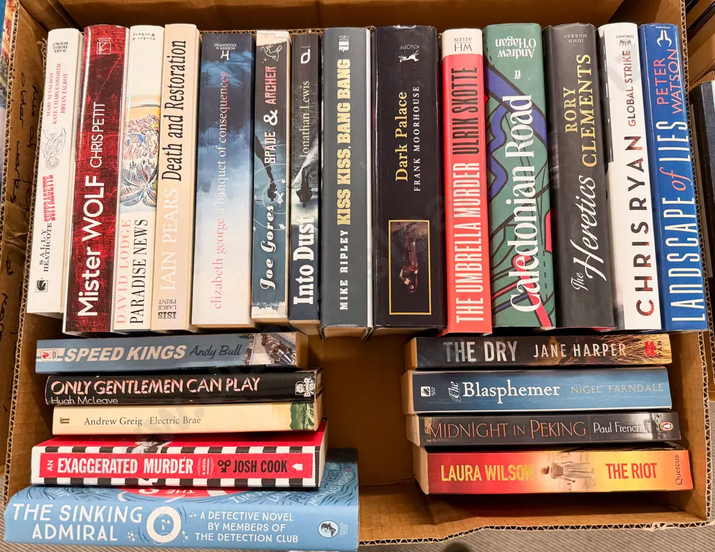 Box Assorted Modern Crime Fiction Image 1++