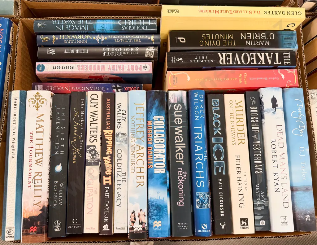 Box Assorted Modern Crime Fiction Image 1++