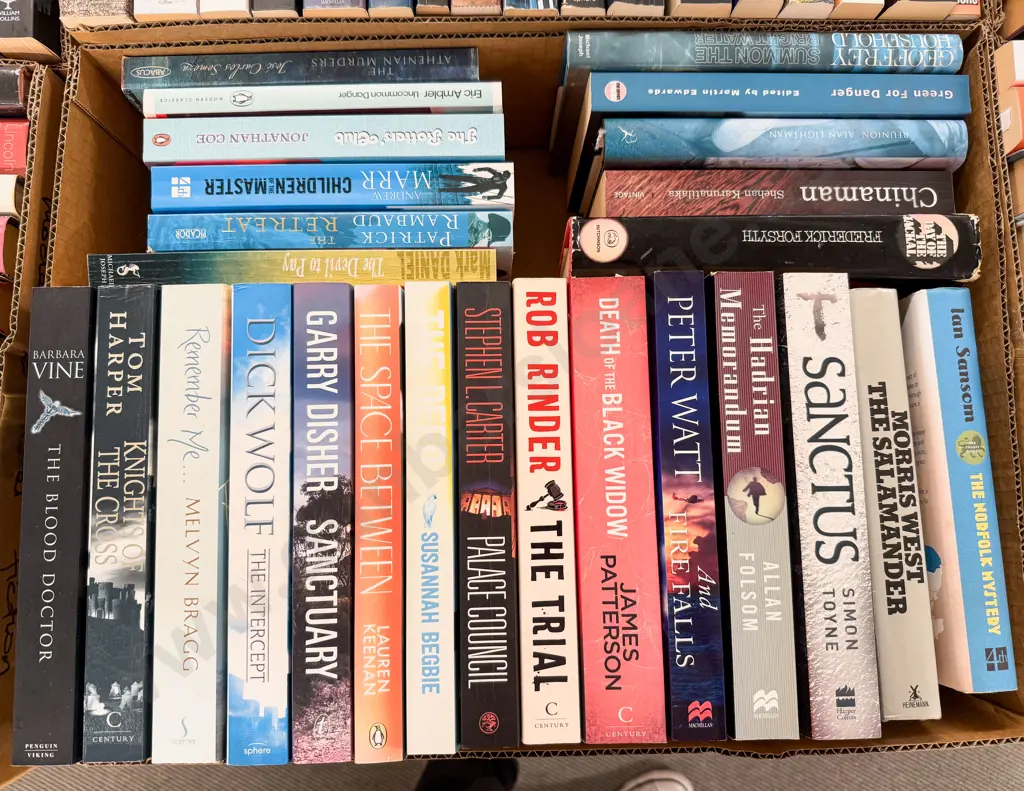 Box Assorted Modern Crime Fiction Image 1++