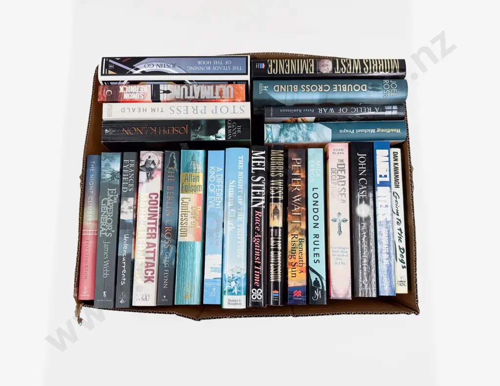 Box Assorted Modern Crime Fiction Image 1++