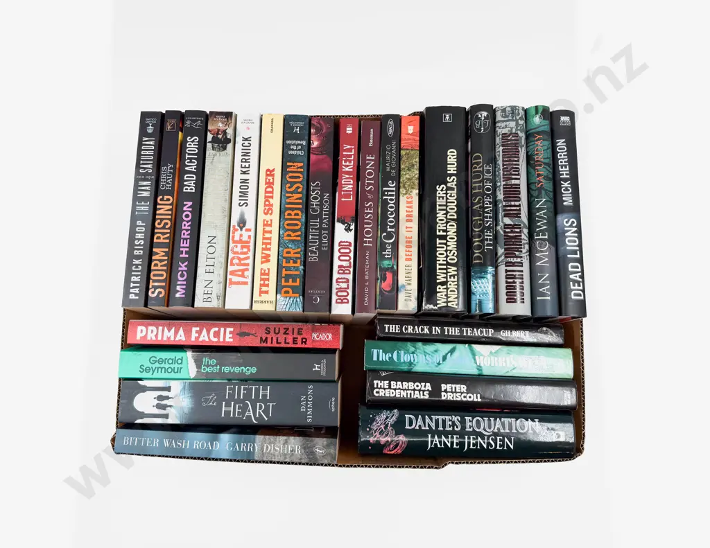 Box Assorted Modern Crime Fiction Image 1++