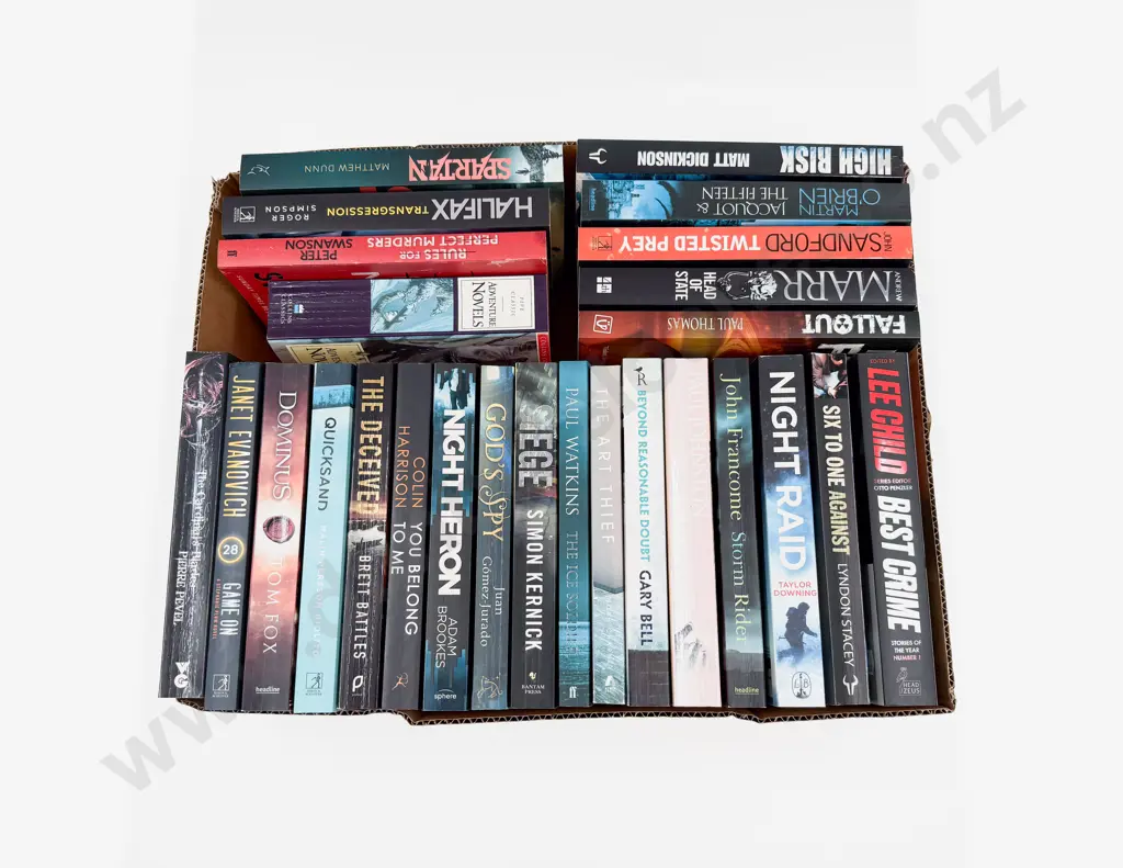 Box Assorted Modern Crime Fiction Image 1++