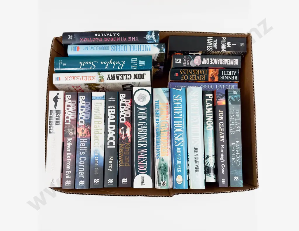 Box Assorted Modern Crime Fiction Image 1++