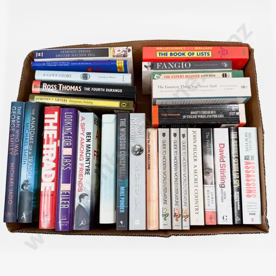 Two Cartons Assorted Biographies etc