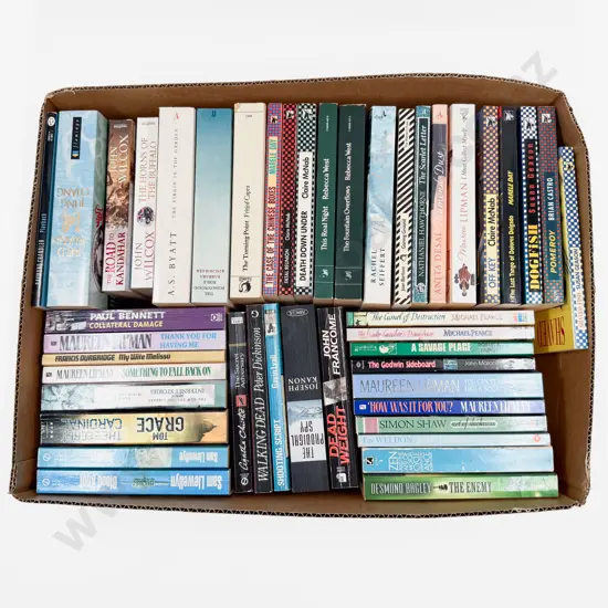 Two Cartons Assorted Paperback Fiction