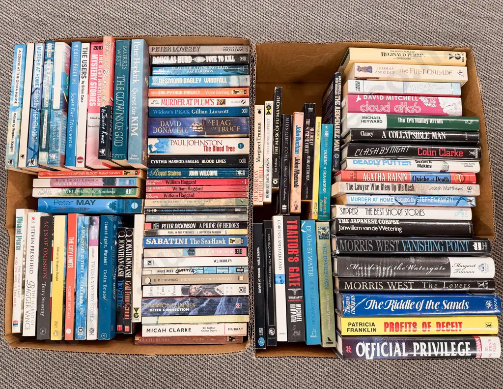 Two Cartons Assorted Fiction Image 1++