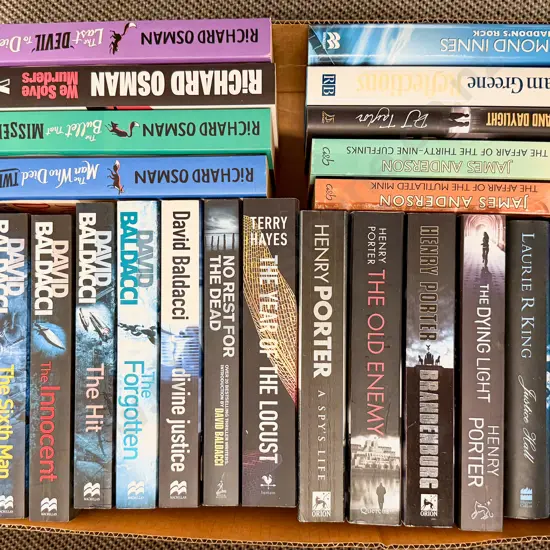 Carton Assorted Modern Crime Fiction