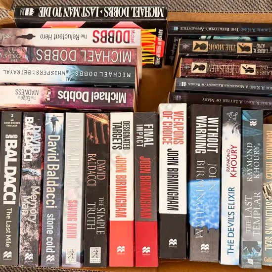 Carton Assorted Modern Crime Fiction