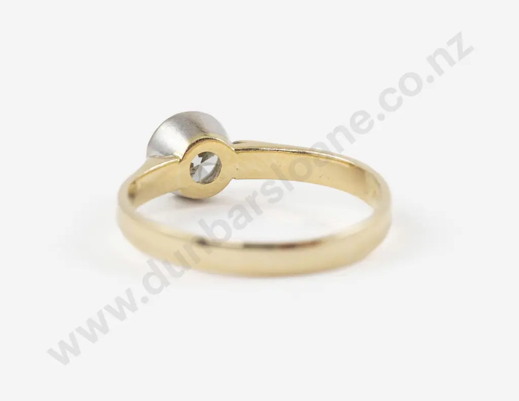 18ct Solitaire Diamond Ring Image 1++