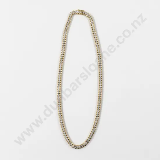 18ct 135Stone Diamond Necklace