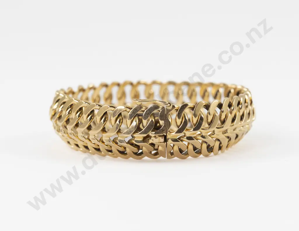 14ct Fancy Link Bracelet Image 1++