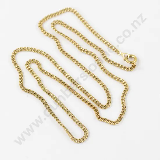 18ct Modern Fancy Link Neck Chain
