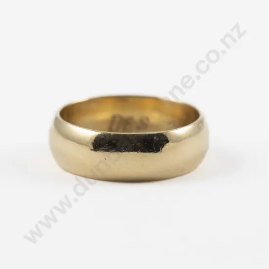 18ct Plain Band Ring