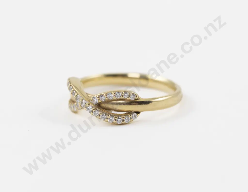 Tiffany & Co 18ct Diamond 'Infinity' Ring Image 1++