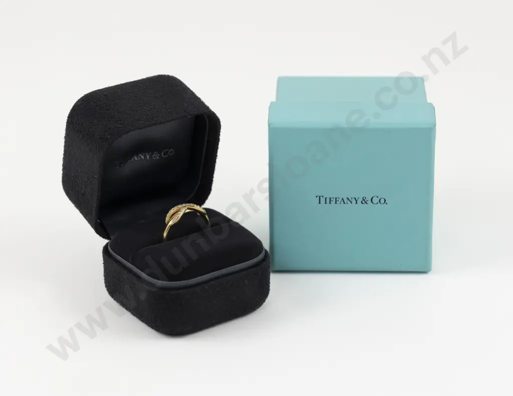 Tiffany & Co 18ct Diamond 'Infinity' Ring Image 1++
