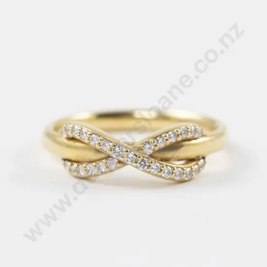 Tiffany & Co 18ct Diamond 'Infinity' Ring