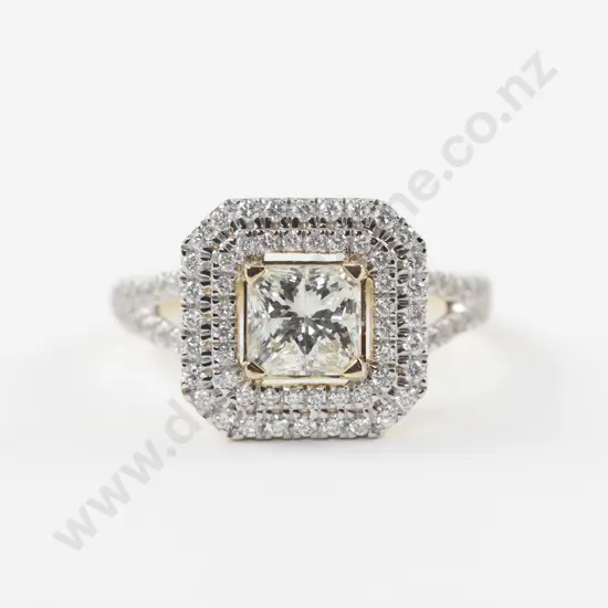 14ct 113Stone Diamond Cluster Ring