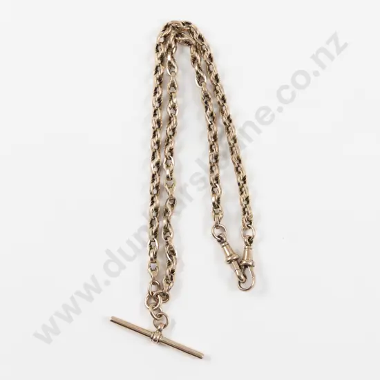 9ct Fancy Curb Link Albert Chain