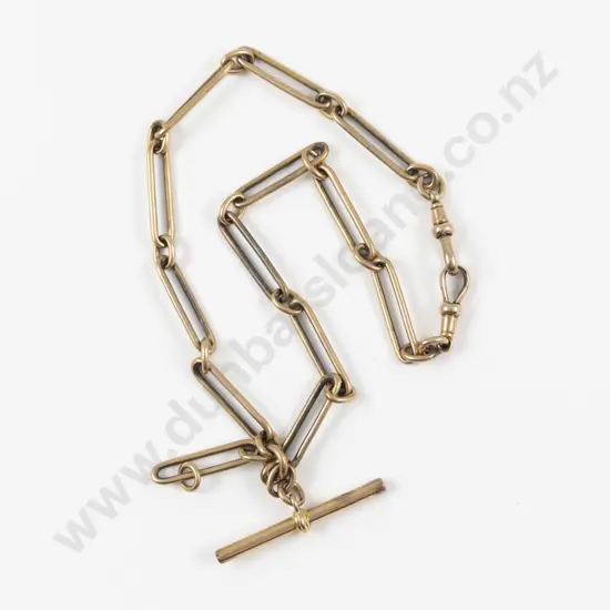 Victorian 15ct Rail Link Albert Chain