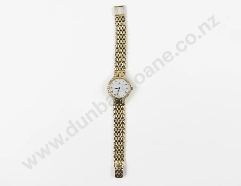 Tiffany & Co. Baume & Mercier 14ct 38Stone Diamond Quartz Ladies Wrist Watch Image 1++